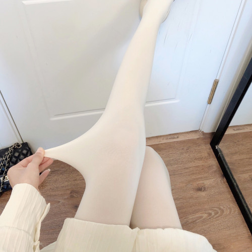 日系jk奶白色連褲襪女春秋光腿肉色絲襪天鵞絨lolita白色打底褲襪 日系jk奶白色連褲襪女春秋光腿肉色絲襪天鵞絨lolita白色打底褲襪