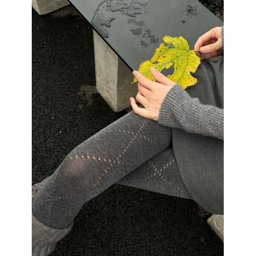 miu灰色菱形鏤空打底褲春秋外穿高彈不掉檔打底襪純色菱格連褲襪 miu灰色菱形鏤空打底褲春秋外穿高彈不掉檔打底襪純色菱格連褲襪