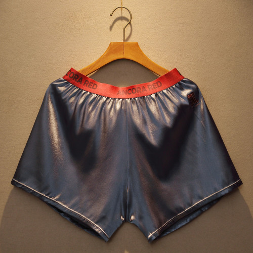 3條裝新款純色男士阿羅褲冰絲四角內褲居家休閒三分短褲寬松睡褲 3條裝新款純色男士阿羅褲冰絲四角內褲居家休閒三分短褲寬松睡褲