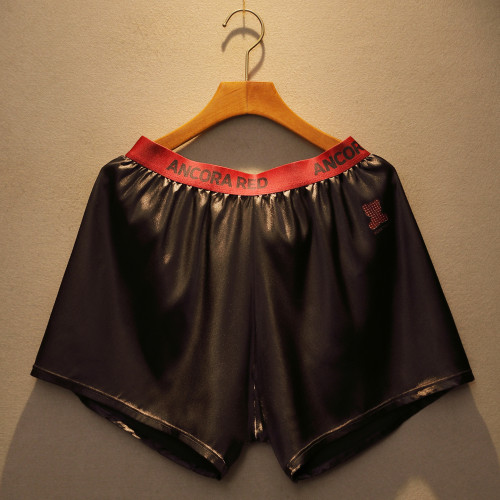 3條裝新款純色男士阿羅褲冰絲四角內褲居家休閒三分短褲寬松睡褲 3條裝新款純色男士阿羅褲冰絲四角內褲居家休閒三分短褲寬松睡褲