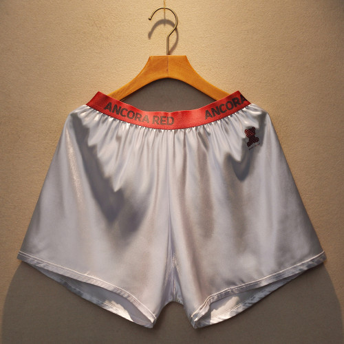 3條裝新款純色男士阿羅褲冰絲四角內褲居家休閒三分短褲寬松睡褲 3條裝新款純色男士阿羅褲冰絲四角內褲居家休閒三分短褲寬松睡褲