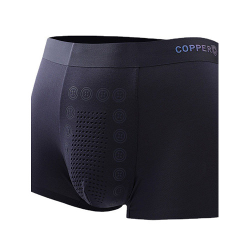 3條裝60支莫代爾男士內褲男托瑪琳負離子抗菌無痕大紅