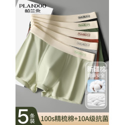 男士內褲男生純棉抗菌透氣四角褲衩男款2025新款青少年平角短褲頭