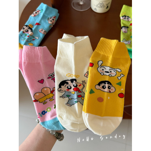 綠色無骨可愛襪子女純棉短襪夏天薄款吸汗運動卡通低幫襪搞怪日系 綠色無骨可愛襪子女純棉短襪夏天薄款吸汗運動卡通低幫襪搞怪日系