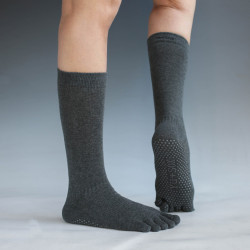 yusox長筒瑜珈襪女秋冬高筒襪防滑中筒普拉提舞蹈襪及膝膝蓋下襪