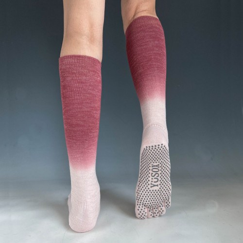 yusox長筒瑜珈襪女秋冬高筒襪防滑中筒普拉提舞蹈襪及膝膝蓋下襪 yusox長筒瑜珈襪女秋冬高筒襪防滑中筒普拉提舞蹈襪及膝膝蓋下襪