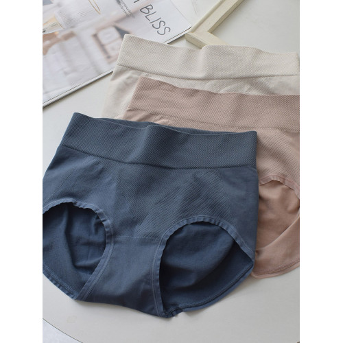 貝萊婭中腰微收腹短褲女無縫包臀提臀內褲色棉檔三角褲寬腰12610 貝萊婭中腰微收腹短褲女無縫包臀提臀內褲色棉檔三角褲寬腰12610