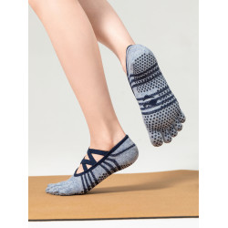 SIXHYS專業防滑普拉提襪瑜珈襪子女芭蕾系列五指分趾室內健身舞蹈