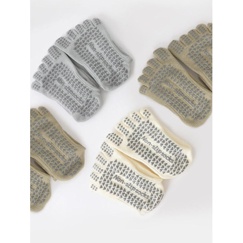 菱格鏤空五指高筒襪專業級矽膠防滑瑜珈襪女純色小腿夏季薄款透氣 菱格鏤空五指高筒襪專業級矽膠防滑瑜珈襪女純色小腿夏季薄款透氣