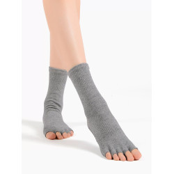 MEIKAN專業五指襪普拉提男成人防滑襪大人分趾健身襪女露趾瑜珈襪