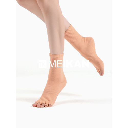 MEIKAN專業五指襪普拉提男成人防滑襪大人分趾健身襪女露趾瑜珈襪 MEIKAN專業五指襪普拉提男成人防滑襪大人分趾健身襪女露趾瑜珈襪