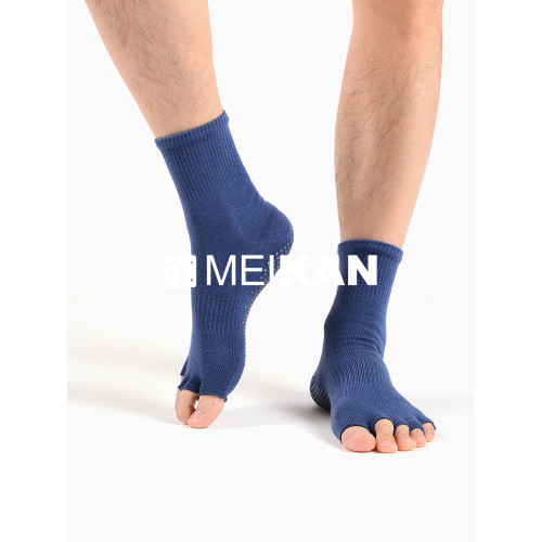 MEIKAN專業五指襪普拉提男成人防滑襪大人分趾健身襪女露趾瑜珈襪 MEIKAN專業五指襪普拉提男成人防滑襪大人分趾健身襪女露趾瑜珈襪