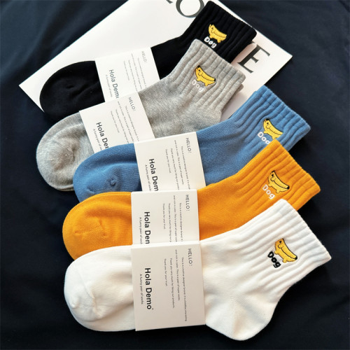 吉良先生 襪子男士短襪純棉夏季薄款男襪吸汗防臭男生運動襪船襪 吉良先生 襪子男士短襪純棉夏季薄款男襪吸汗防臭男生運動襪船襪