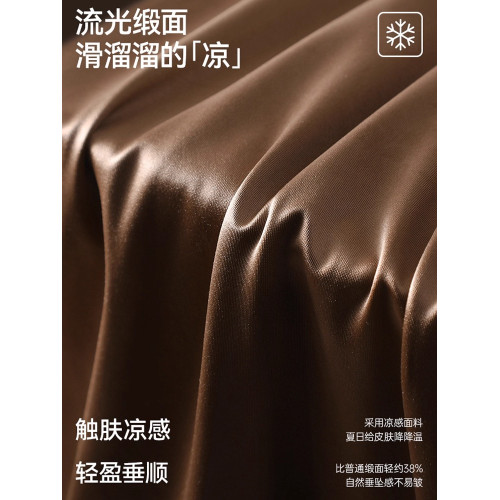 輕奢緞面男士阿羅褲高級內褲冰絲寬松透氣裸睡褲居家平角四角短褲