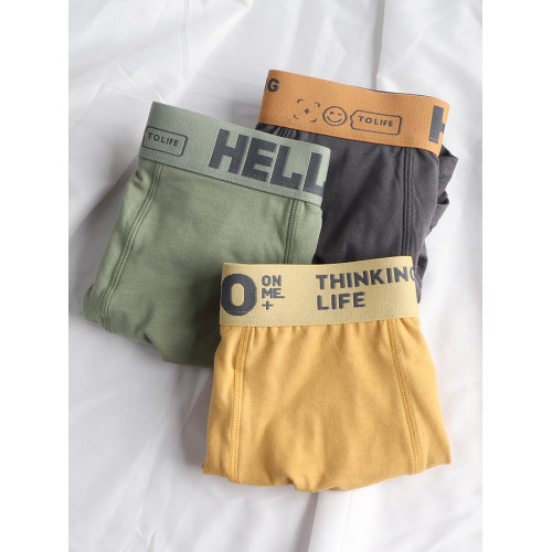 雅鹿男士內褲男生純棉透氣四角2025新款男款青少年男式平角短褲頭 雅鹿男士內褲男生純棉透氣四角2025新款男款青少年男式平角短褲頭