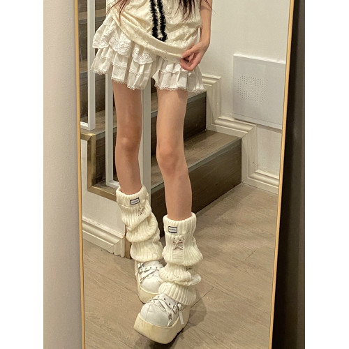 AY To films 破洞針織襪套秋冬松緊口保暖亞文化辣妹小腿堆堆腿套 AY To films 破洞針織襪套秋冬松緊口保暖亞文化辣妹小腿堆堆腿套