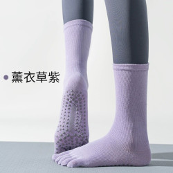 五指瑜珈襪子防滑專業女夏季健身防滑襪地板襪成人小碼普拉提襪子