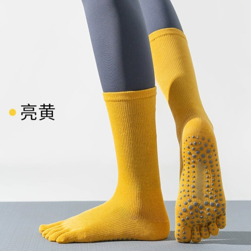 五指瑜珈襪子防滑專業女夏季健身防滑襪地板襪成人小碼普拉提襪子