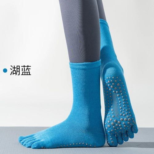 五指瑜珈襪子防滑專業女夏季健身防滑襪地板襪成人小碼普拉提襪子