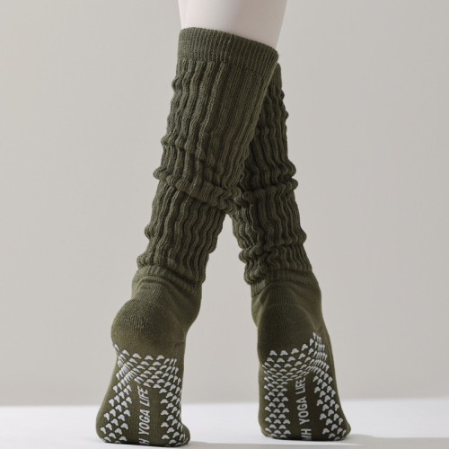 2025新款瑜珈襪子秋冬加厚毛圈長筒專業防滑普拉提健身小腿堆堆襪 2025新款瑜珈襪子秋冬加厚毛圈長筒專業防滑普拉提健身小腿堆堆襪