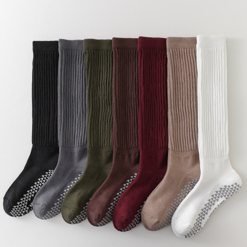 2025新款瑜珈襪子秋冬加厚毛圈長筒專業防滑普拉提健身小腿堆堆襪 2025新款瑜珈襪子秋冬加厚毛圈長筒專業防滑普拉提健身小腿堆堆襪