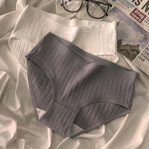 內褲女純棉日系少女學生女生女士黑色白色全棉100%透氣舒適三角褲 內褲女純棉日系少女學生女生女士黑色白色全棉100%透氣舒適三角褲