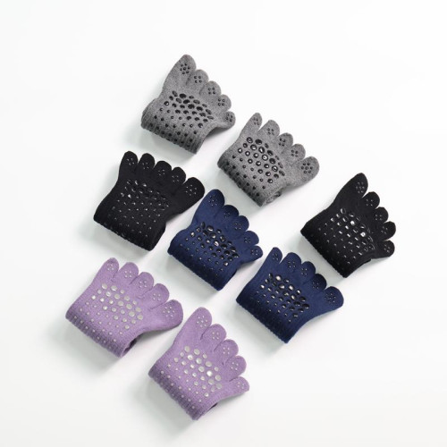 YOIO瑜珈襪子防滑五趾微壓棉質小腿中筒襪透氣普拉提襪運動舞蹈襪 YOIO瑜珈襪子防滑五趾微壓棉質小腿中筒襪透氣普拉提襪運動舞蹈襪