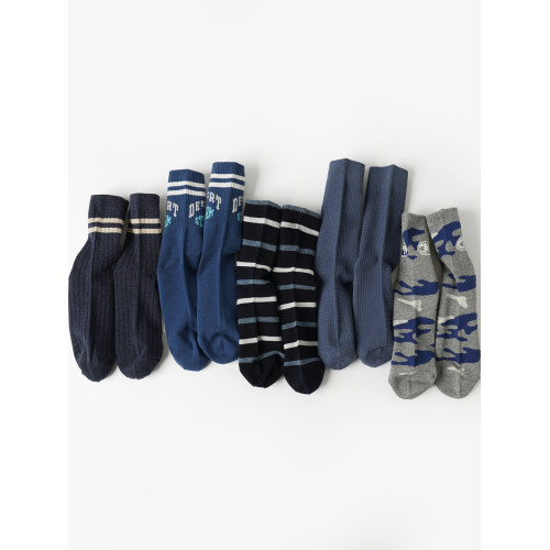 男士中筒襪5雙裝 秋冬新款商務經典百搭棉襪 舒適彈力 男襪 男士中筒襪5雙裝 秋冬新款商務經典百搭棉襪 舒適彈力 男襪