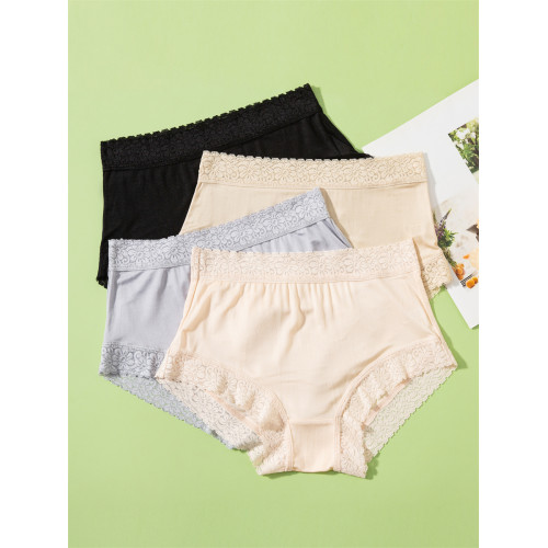 100%真絲內褲6A級桑蠶絲女士三角褲舒適透氣中高腰提臀收腹短褲