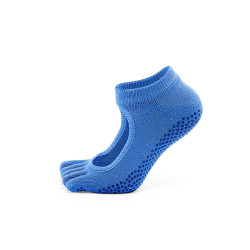 MEIKAN美看女士五指瑜珈襪普拉提專用滿趾露背棉質舞蹈挖口運動襪