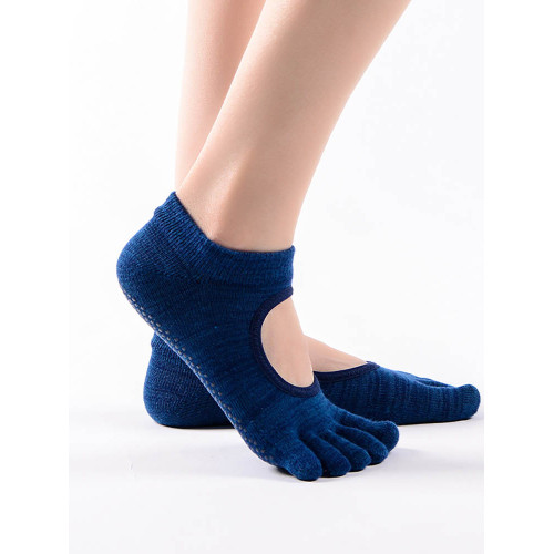 MEIKAN美看女士五指瑜珈襪普拉提專用滿趾露背棉質舞蹈挖口運動襪 MEIKAN美看女士五指瑜珈襪普拉提專用滿趾露背棉質舞蹈挖口運動襪