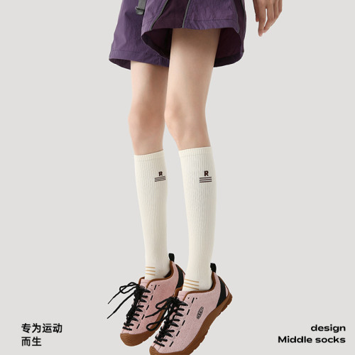 Renaissance專業肌能壓縮運動襪女長筒襪騎行瘦腿羽毛球小腿襪 Renaissance專業肌能壓縮運動襪女長筒襪騎行瘦腿羽毛球小腿襪