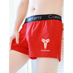 男士阿羅褲胖子男內褲純棉四季薄款寬松居家短褲加大碼睡褲大褲衩