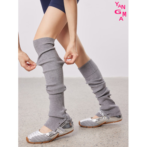 YANGMA襪子女堆堆襪瑜珈襪套過膝針織瑜珈普拉提襪套護膝防滑腿套 YANGMA襪子女堆堆襪瑜珈襪套過膝針織瑜珈普拉提襪套護膝防滑腿套