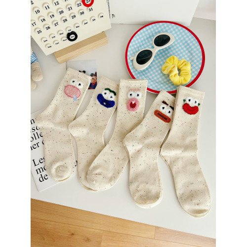 醜萌搞怪襪子女中筒襪ins潮點子紗網紅學生運動長襪可愛毛絨卡通 醜萌搞怪襪子女中筒襪ins潮點子紗網紅學生運動長襪可愛毛絨卡通