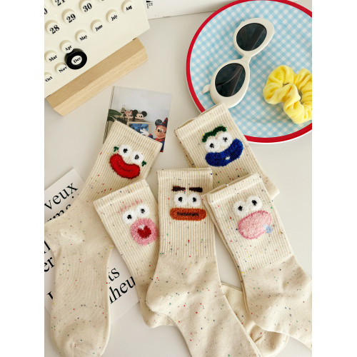 醜萌搞怪襪子女中筒襪ins潮點子紗網紅學生運動長襪可愛毛絨卡通 醜萌搞怪襪子女中筒襪ins潮點子紗網紅學生運動長襪可愛毛絨卡通