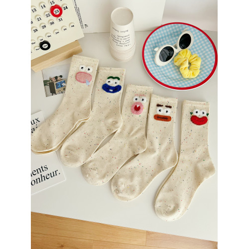 醜萌搞怪襪子女中筒襪ins潮點子紗網紅學生運動長襪可愛毛絨卡通 醜萌搞怪襪子女中筒襪ins潮點子紗網紅學生運動長襪可愛毛絨卡通