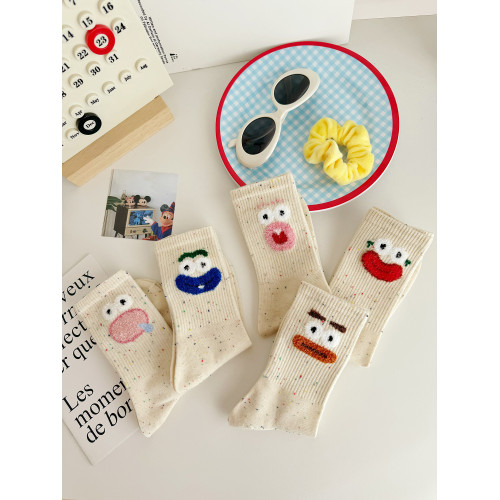 醜萌搞怪襪子女中筒襪ins潮點子紗網紅學生運動長襪可愛毛絨卡通 醜萌搞怪襪子女中筒襪ins潮點子紗網紅學生運動長襪可愛毛絨卡通