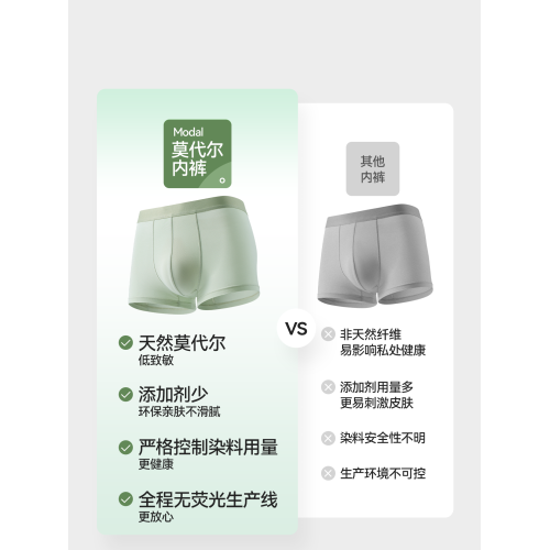 男士內褲莫代爾男款四角褲2025新款桑蠶絲抗菌襠大碼男生平角短褲 男士內褲莫代爾男款四角褲2025新款桑蠶絲抗菌襠大碼男生平角短褲