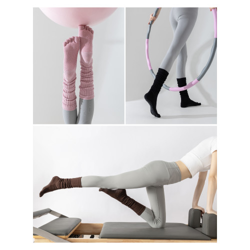 專業瑜珈襪子防滑專業普拉提襪子室內舞蹈健身地板襪瑜珈堆堆襪 專業瑜珈襪子防滑專業普拉提襪子室內舞蹈健身地板襪瑜珈堆堆襪
