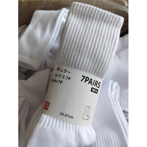 襪子男中筒襪白色純棉加厚毛巾底男生運動高筒襪吸汗防臭長筒襪 襪子男中筒襪白色純棉加厚毛巾底男生運動高筒襪吸汗防臭長筒襪