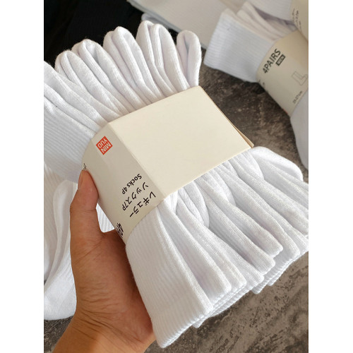 襪子男中筒襪白色純棉加厚毛巾底男生運動高筒襪吸汗防臭長筒襪 襪子男中筒襪白色純棉加厚毛巾底男生運動高筒襪吸汗防臭長筒襪