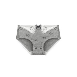 大碼女生可愛7A級抗菌胖MM內褲女士2025新款不夾屁股純棉襠三角褲