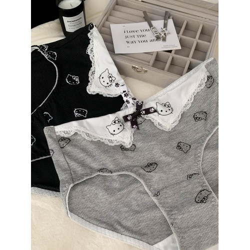 大碼女生可愛7A級抗菌胖MM內褲女士2025新款不夾屁股純棉襠三角褲