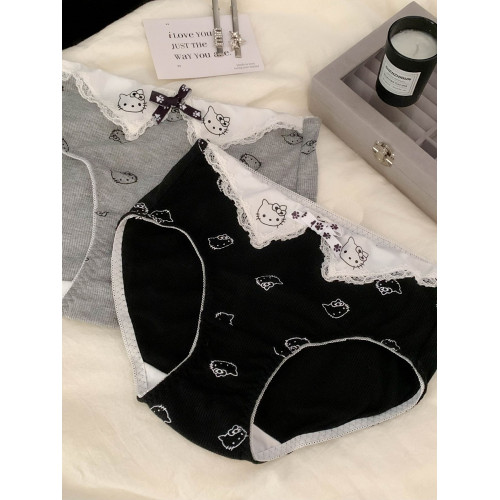 大碼女生可愛7A級抗菌胖MM內褲女士2025新款不夾屁股純棉襠三角褲