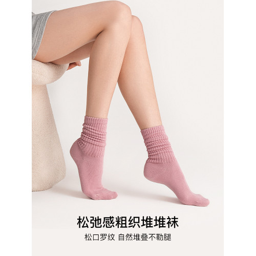 ubras輕呼吸粗織堆堆中筒襪瑜珈運動伴侶堆堆襪吸溼2雙新品 ubras輕呼吸粗織堆堆中筒襪瑜珈運動伴侶堆堆襪吸溼2雙新品