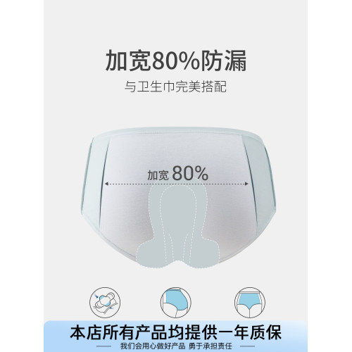 Secret World生理褲內褲女純棉抑菌襠新疆棉月經期加寬防漏姨媽褲 Secret World生理褲內褲女純棉抑菌襠新疆棉月經期加寬防漏姨媽褲