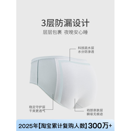 Secret World生理褲內褲女純棉抑菌襠新疆棉月經期加寬防漏姨媽褲 Secret World生理褲內褲女純棉抑菌襠新疆棉月經期加寬防漏姨媽褲