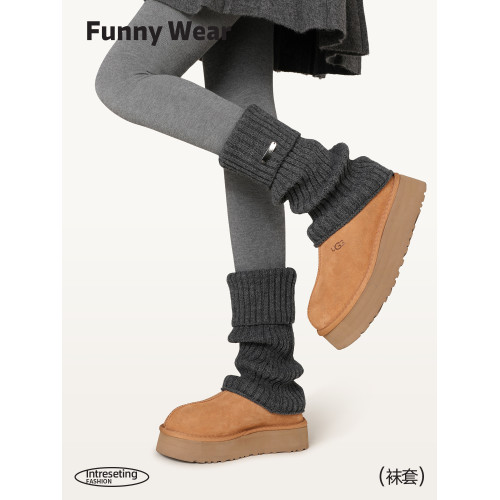 襪套堆堆襪女春秋季格雷系灰色腿套金屬標亞比y2k辣妹雪地靴襪子 襪套堆堆襪女春秋季格雷系灰色腿套金屬標亞比y2k辣妹雪地靴襪子