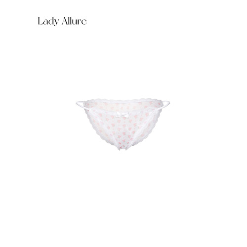 「LA」Mito·定格櫻語|軟線系列*純欲一字帶網紗性感水果女內褲 「LA」Mito·定格櫻語|軟線系列*純欲一字帶網紗性感水果女內褲